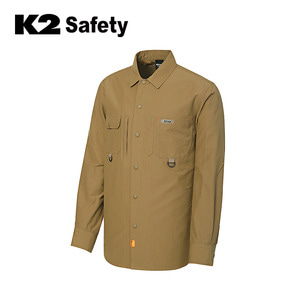 K2 SH-2404 (BR) 긴팔셔츠 단체복 근무복 워크웨어